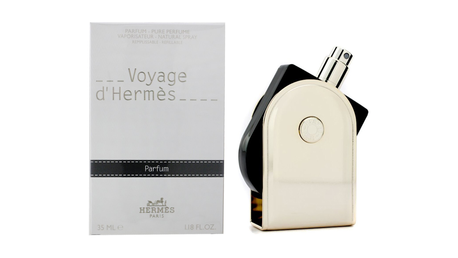 Voyage D'Hermes Pure Perfume Refillable Spray - 35ml/1.18oz