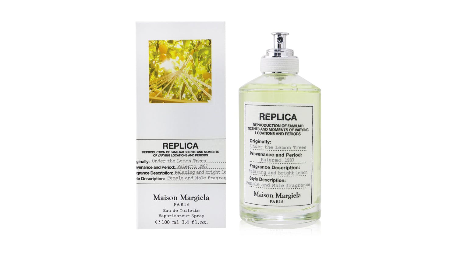 Replica Under The Lemon Trees Eau De Toilette Spray - 100ml/3.4oz