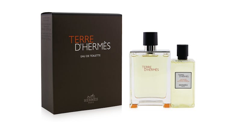 Terre D'Hermes Coffret: Eau De Toilette Spray 100ml/3.3oz + Hair And Body Shower Gel 80ml/2.7oz - 2pcs