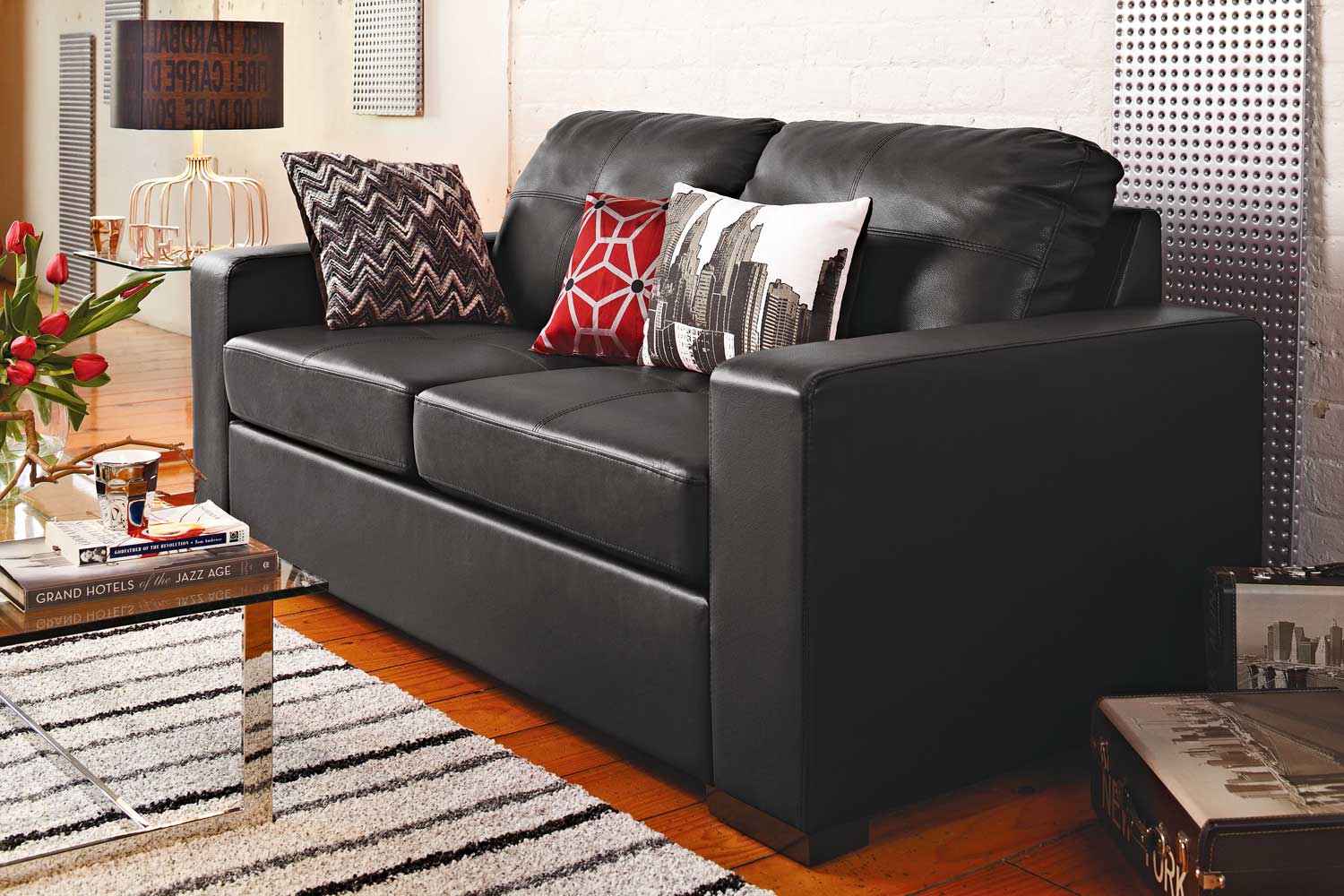 Lilly Sofa Bed Black