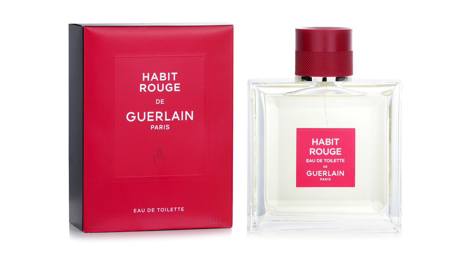 Habit Rouge Eau De Toilette Spray - 100ml/3.3oz