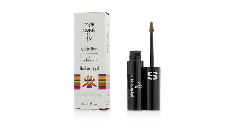 Phyto Sourcils Fix Thickening Gel - # 2 Medium Dark - 5ml/0.16oz