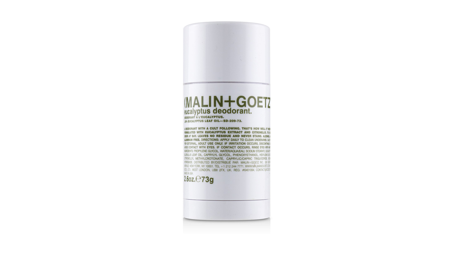 MALIN+GOETZ Eucalyptus Deodorant Stick - 73g/2.6oz