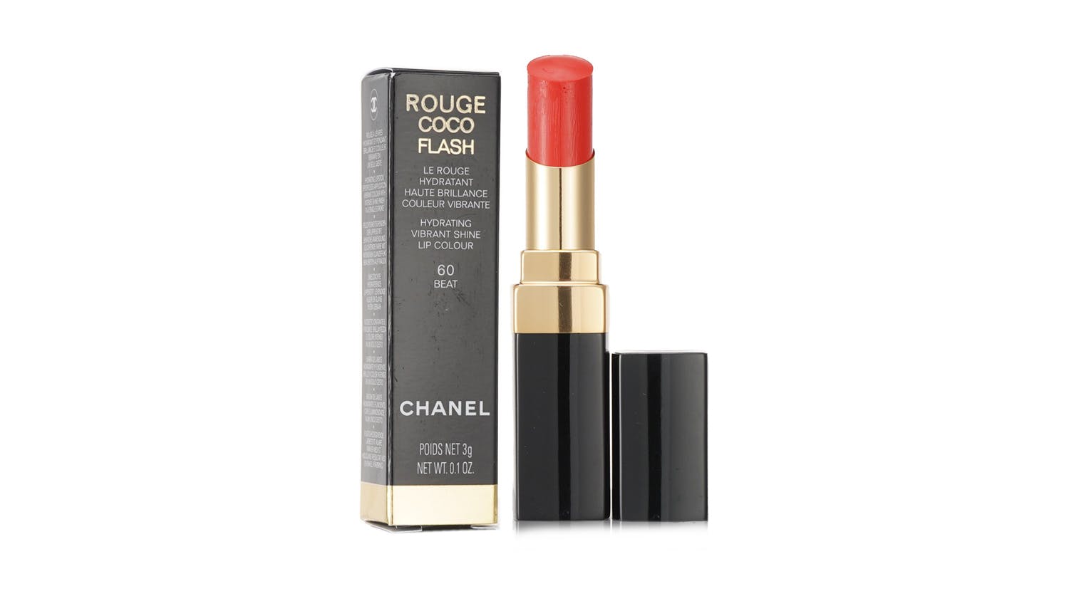 Chanel Rouge Coco Flash Hydrating Vibrant Shine Lip Colour - # 60 Beat - 3g/0.1oz