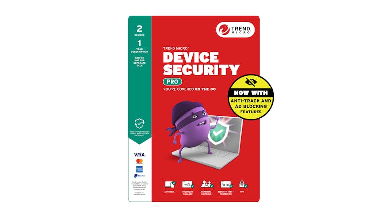 Trend Micro Device Security Pro - 2 Devices 12 Months