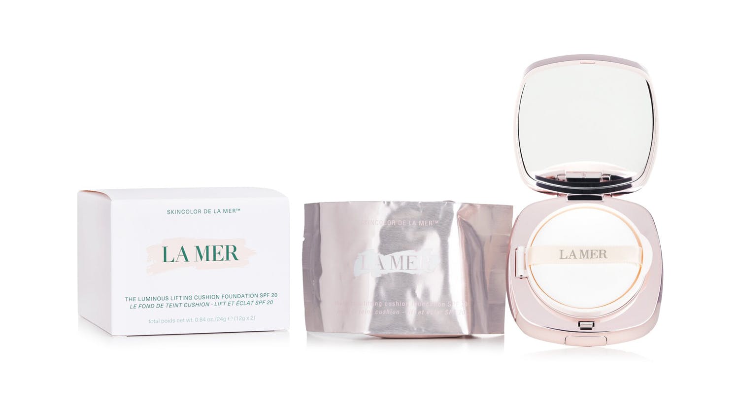 La Mer The Luminous Lifting Cushion Foundation SPF 20 (With Extra Refill) - # 03 Warm Porcelain - 2x12g/0.42oz