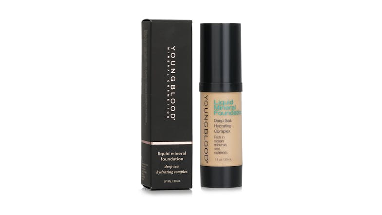 Youngblood Liquid Mineral Foundation - Shell - 30ml/1oz