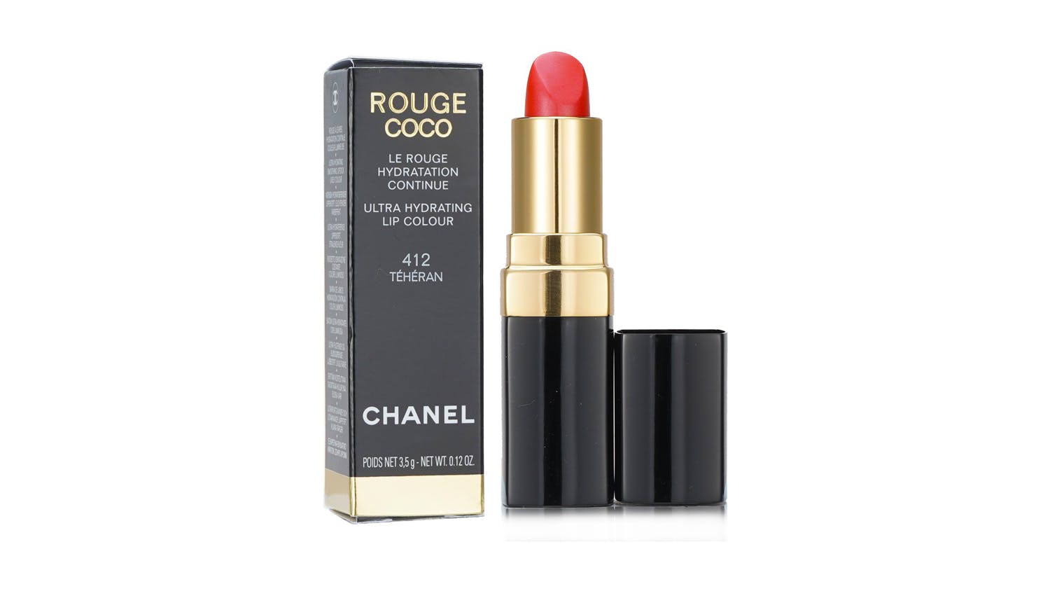 Chanel Rouge Coco Ultra Hydrating Lip Colour - # 412 Teheran - 3.5