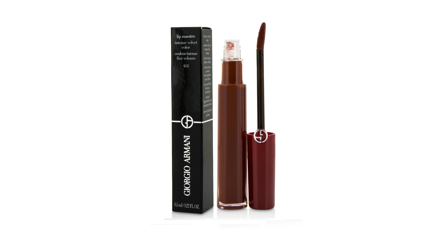Giorgio Armani Lip Maestro Intense Velvet Color (Liquid Lipstick) - # 405 (Sultan) - 6.5ml/0.22oz