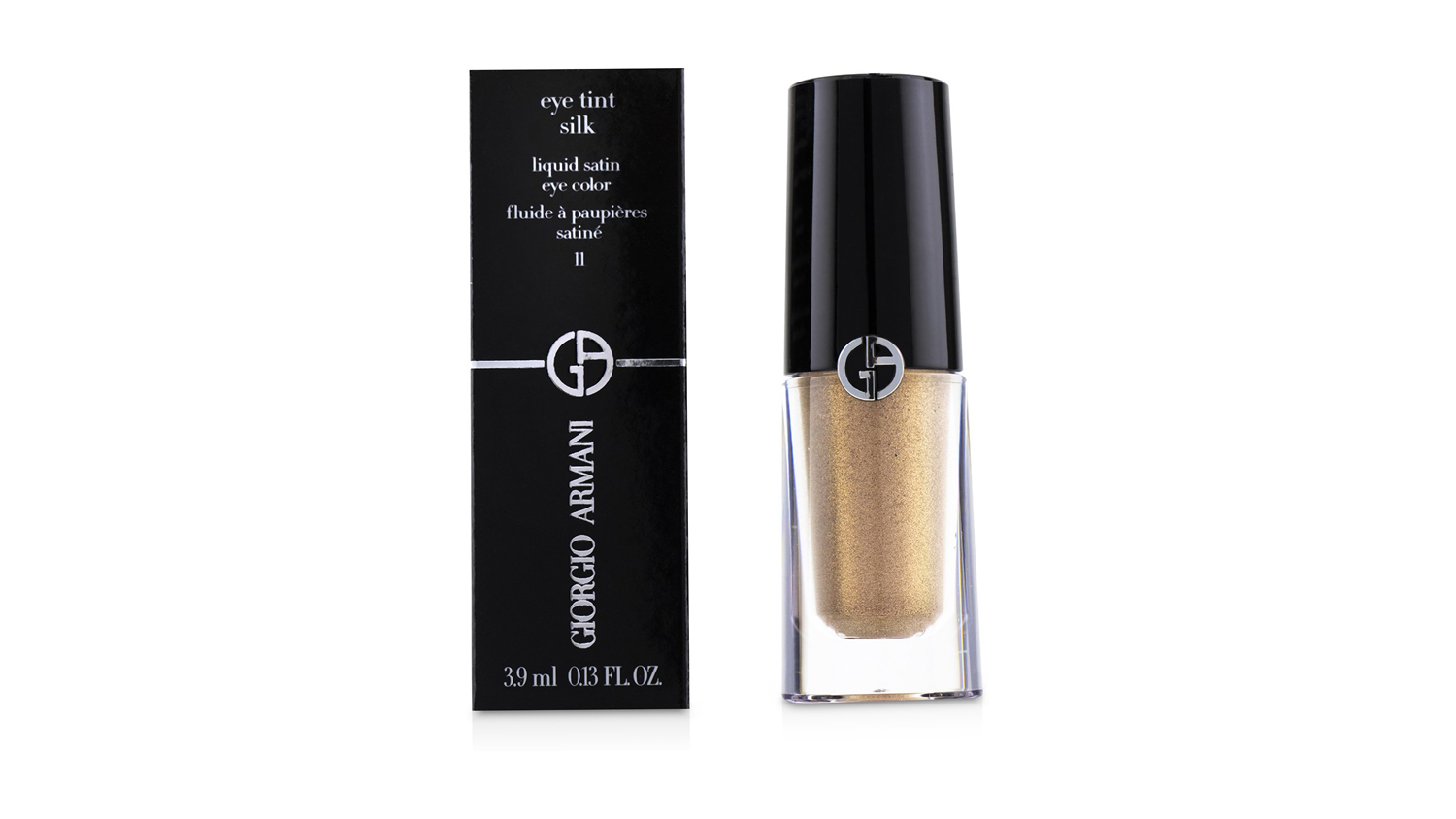 Giorgio Armani Eye Tint Liquid Eye Color - # 11 Rose Ashes (Silk-Satin) - 3.9ml/0.13oz