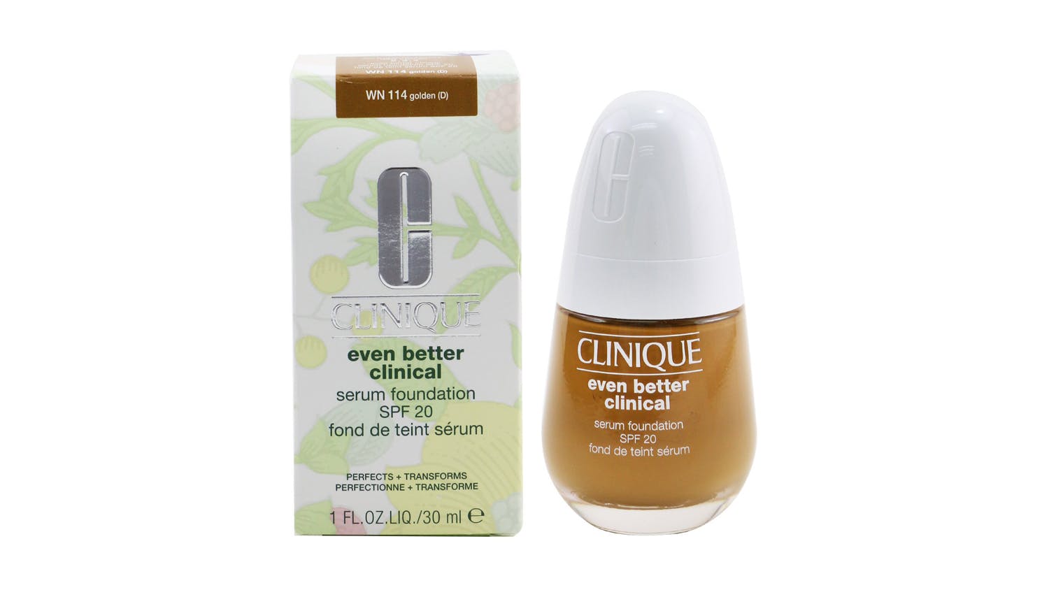 Clinique Even Better Clinical Serum Foundation SPF 20 - # WN 114 Golden - 30ml/1oz