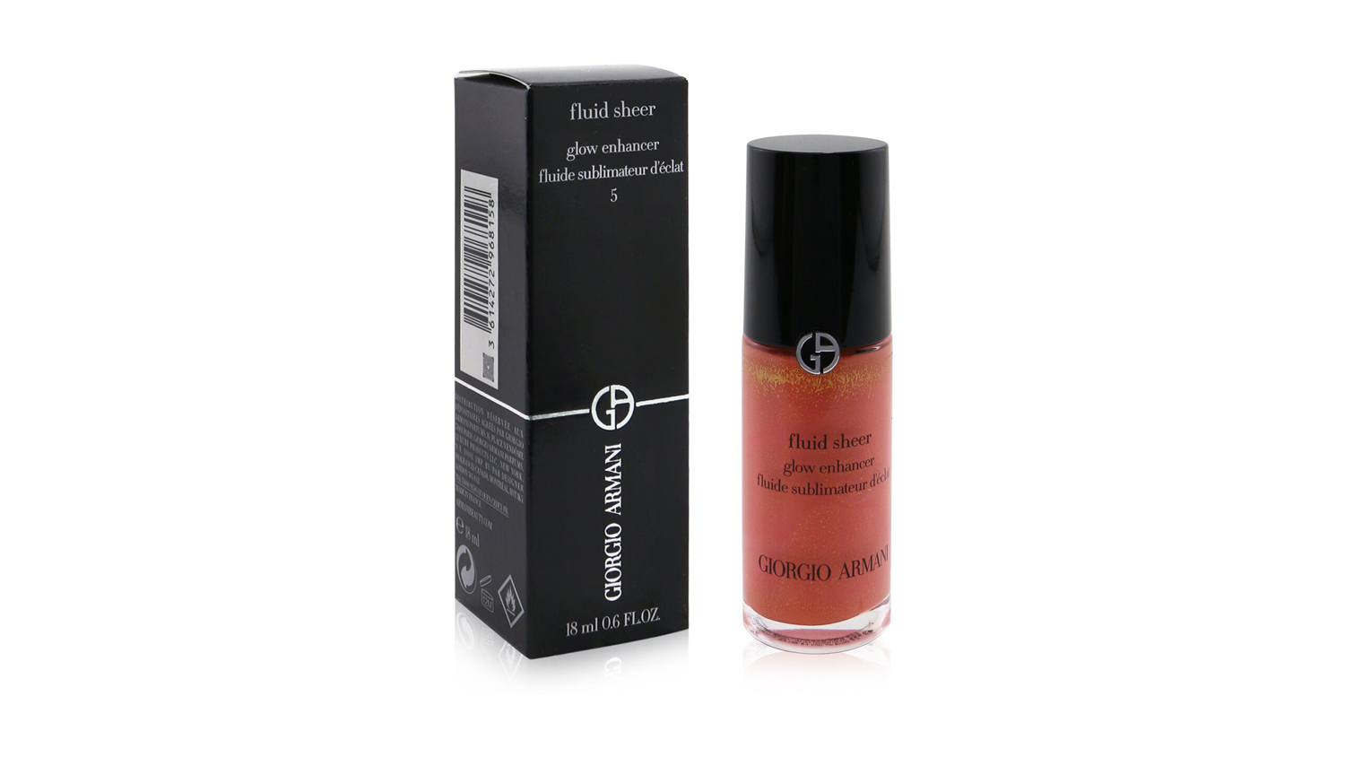 Giorgio Armani Fluid Sheer Glow Enhancer (Mini) - # 05 Coral - 18ml/0.6oz