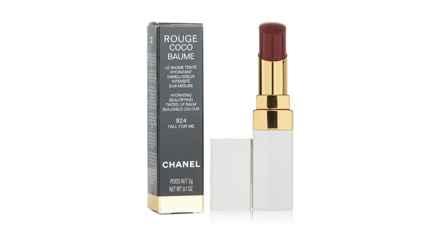 Chanel Rouge Coco Baume Hydrating Beautifying Tinted Lip Balm - # 924 Fall  For Me 3g/0.1oz 