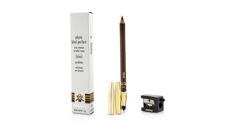 Phyto Khol Perfect Eyeliner (With Blender and Sharpener) - # Brown - 1.2g/0.04oz