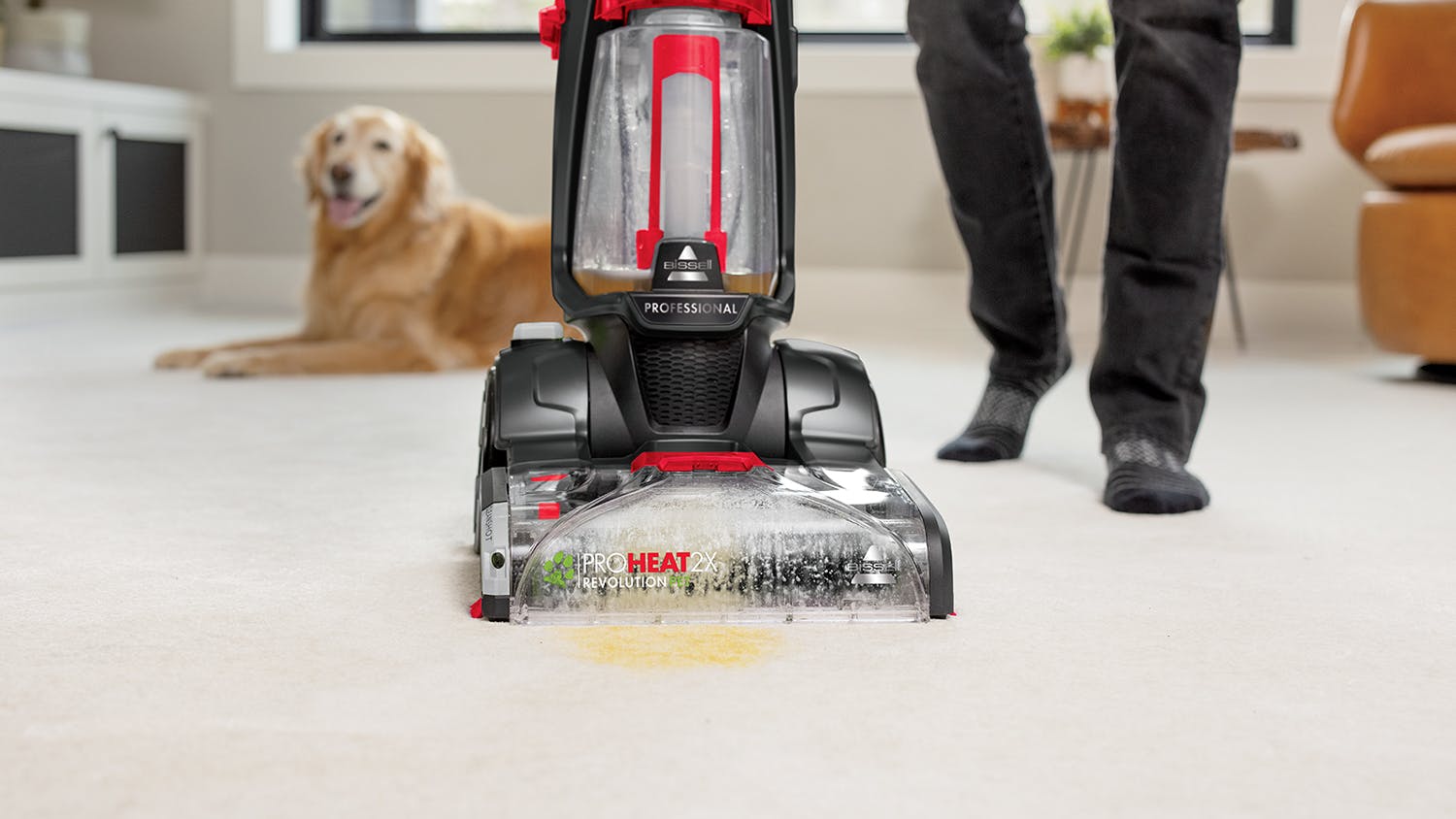 Bissell ProHeat Revolution 2X Pet Pro Deluxe Upright Deep Carpet