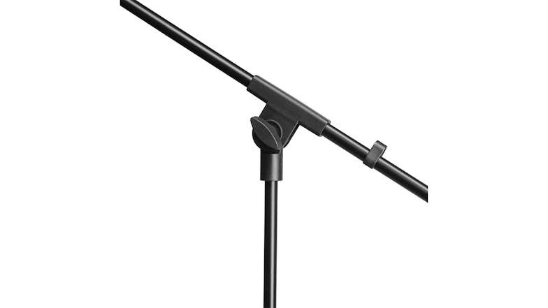 Adam Hall S5BE Microphone Stand with Boom Arm - Black