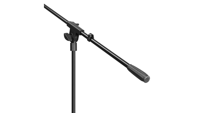 Adam Hall S5BE Microphone Stand with Boom Arm - Black