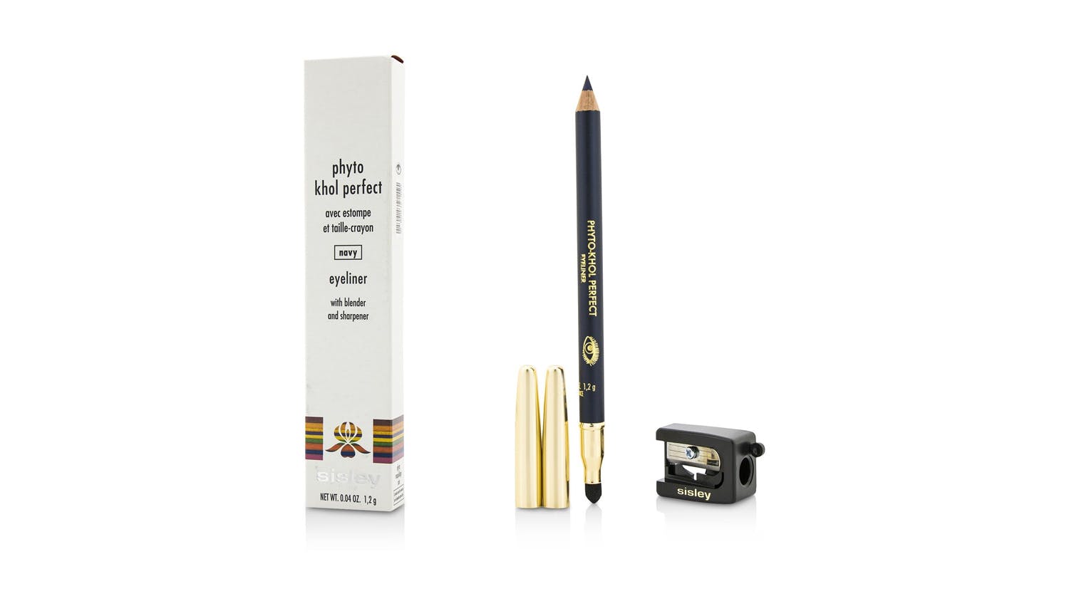 Phyto Khol Perfect Eyeliner (With Blender and Sharpener) - # Navy - 1.2g/0.04oz