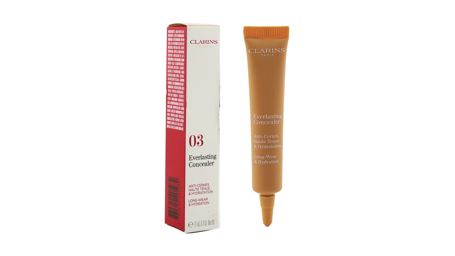 Clarins Everlasting Concealer - # 03 Medium Deep - 12ml/0.4oz