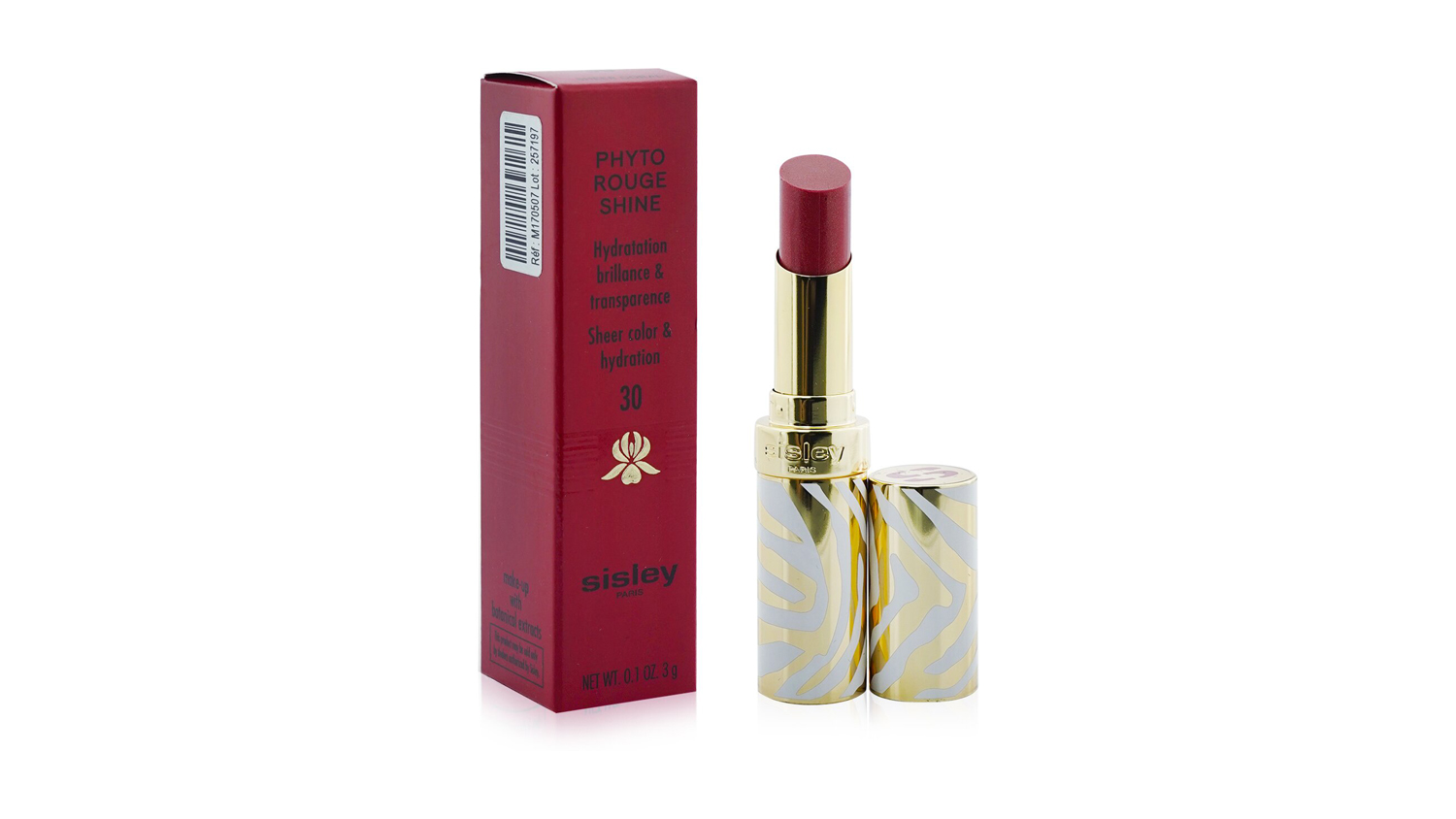 Phyto Rouge Shine Hydrating Glossy Lipstick - # 30 Sheer Coral - 3g/0.1oz