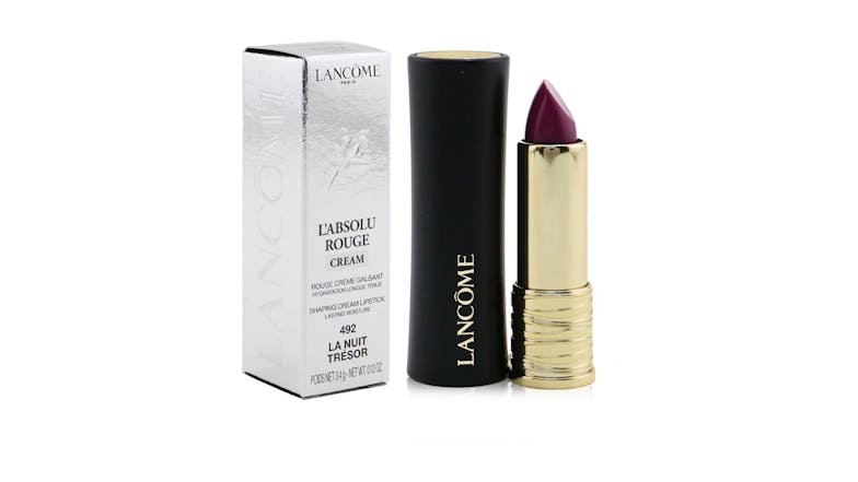 L'Absolu Rouge Cream Lipstick - # 492 La Nuit Tresor - 3.4g/0.12oz