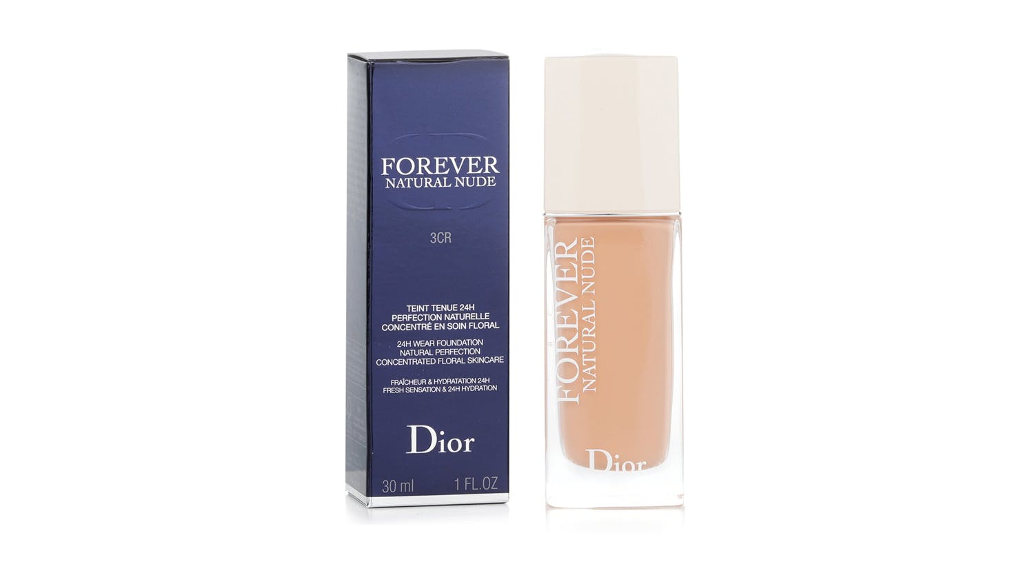 Dior Forever Natural Nude 24H Wear Foundation - # 3CR Cool Rosy - 30ml/1oz