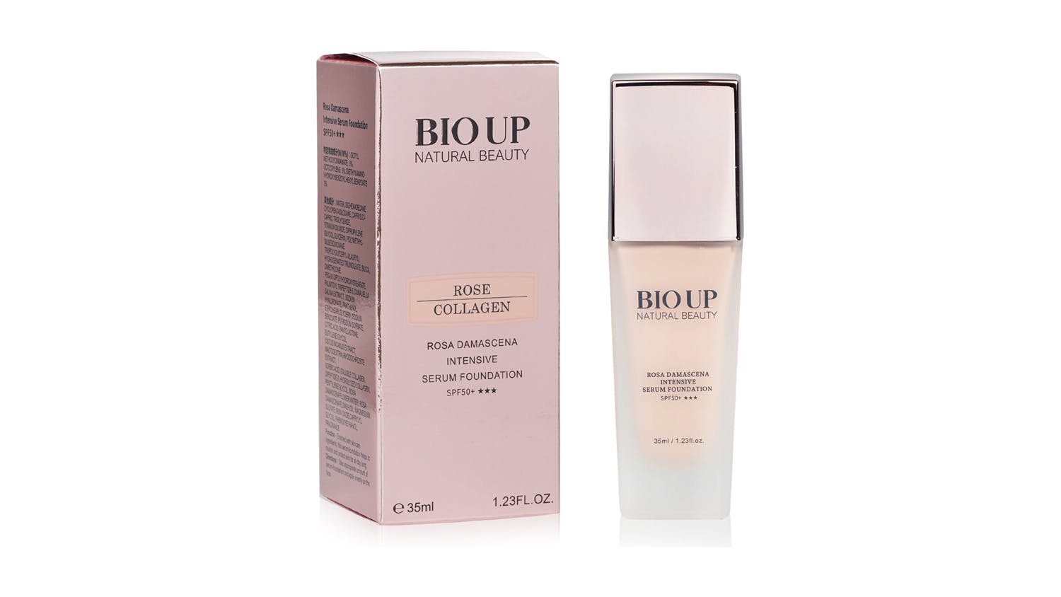 Natural Beauty BIO UP Rose Collagen Intensive Serum Foundation SPF50 - 35ml/1.23oz