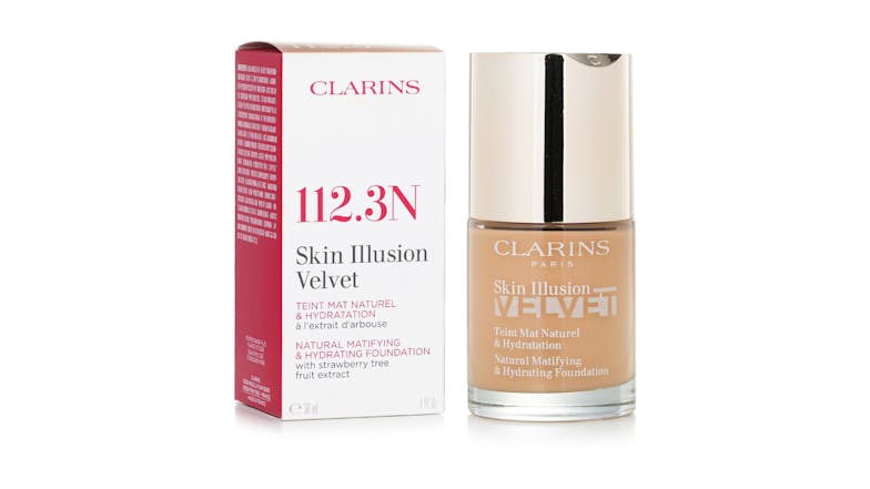 Skin Illusion Velvet Natural Matifying & Hydrating Foundation - # 112.3N Sandalwood - 30ml/1oz