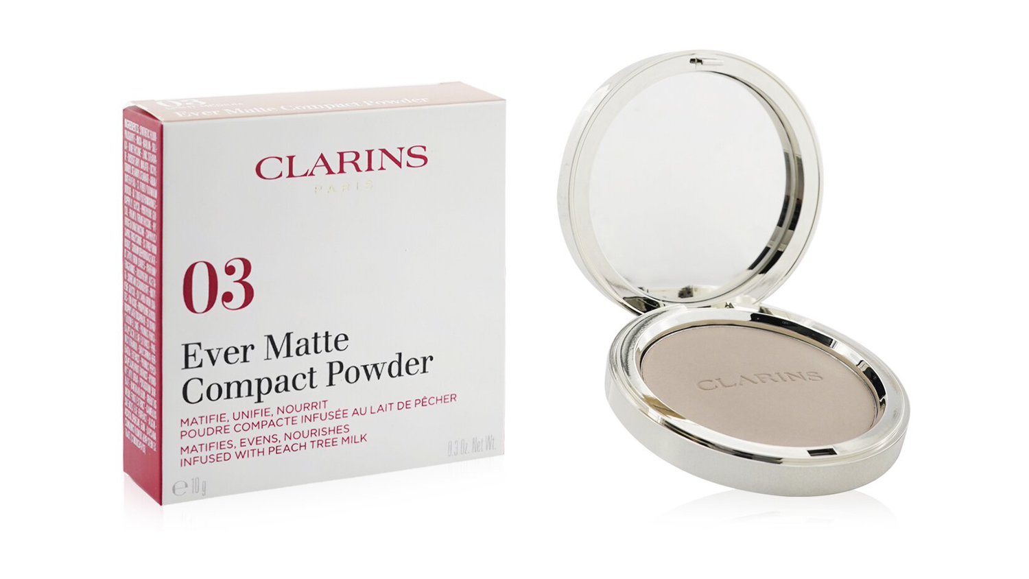Ever Matte Compact Powder - # 03 Light Medium - 10g/0.3oz