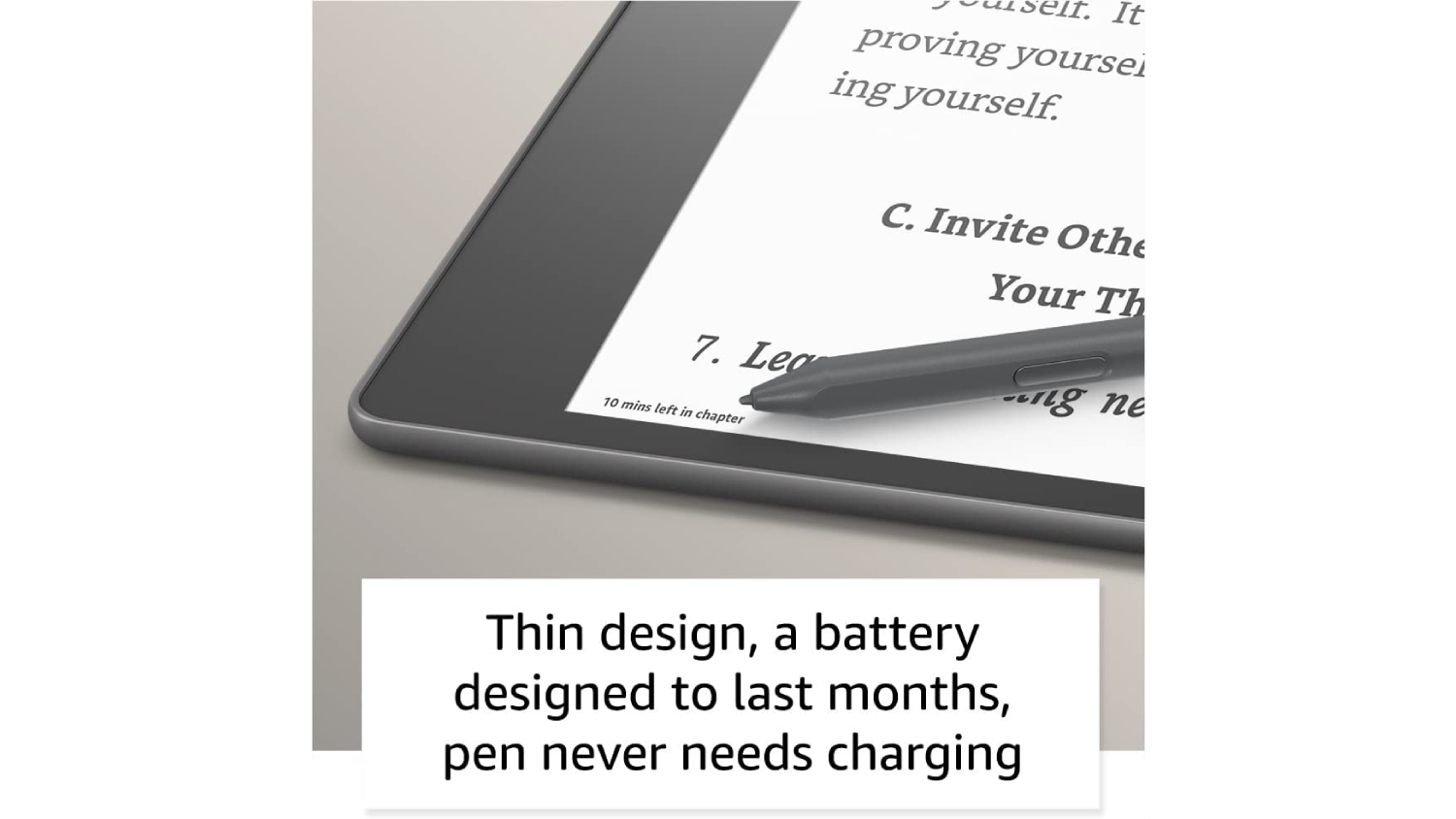 Amazon Kindle Scribe 10.2" 32GB WiFi eReader with Premium Pen Black