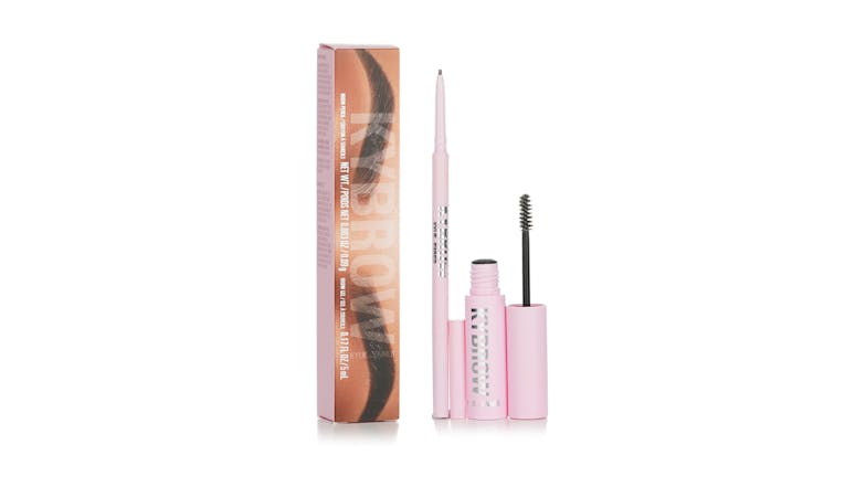 KyBrow Kit: Brow Gel 5ml + Brow Pencil 0.09g - # 005 Deep Brown - 2pcs