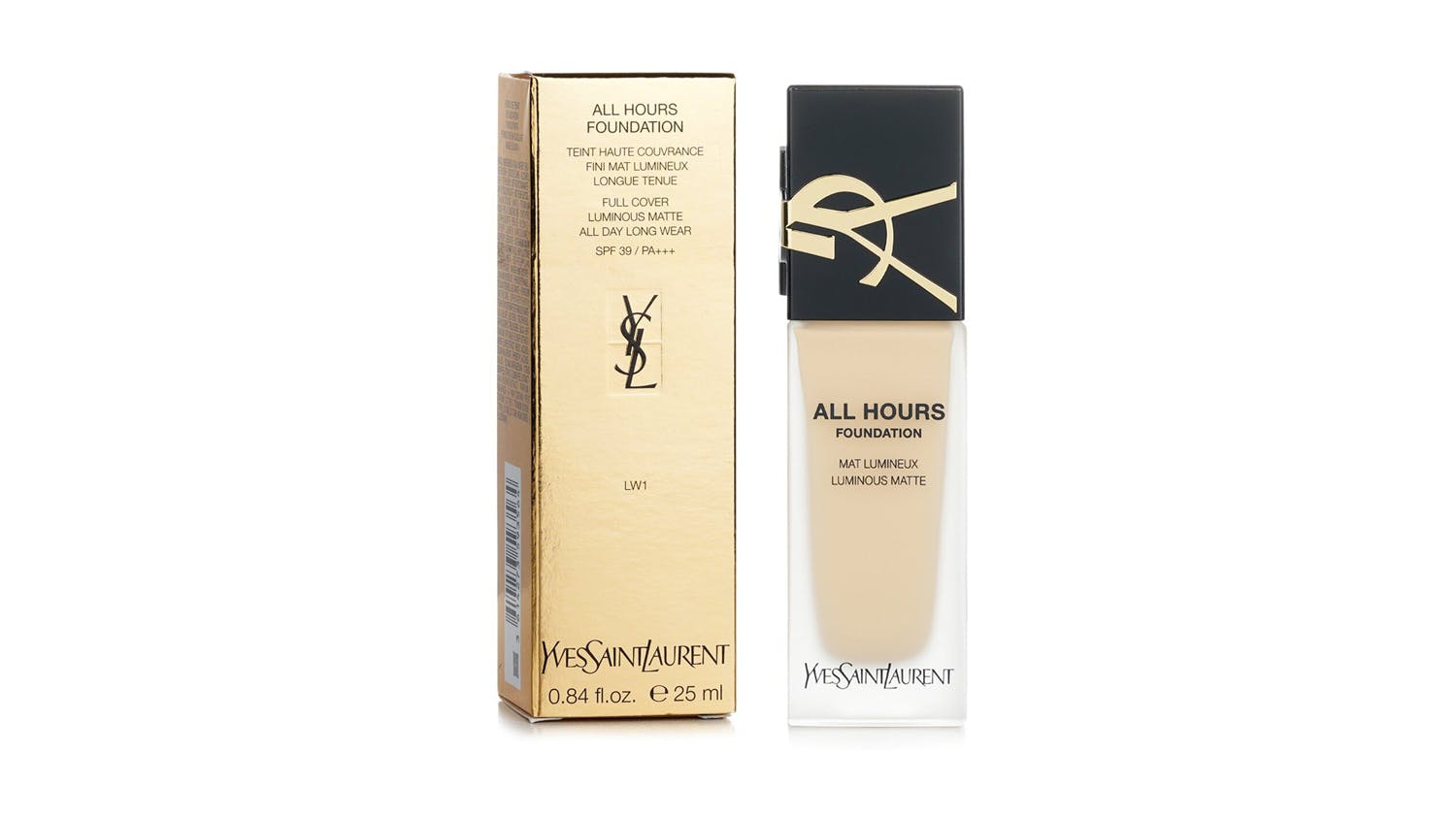 All Hours Foundation SPF 39 - # LW1 - 25ml/0.84oz