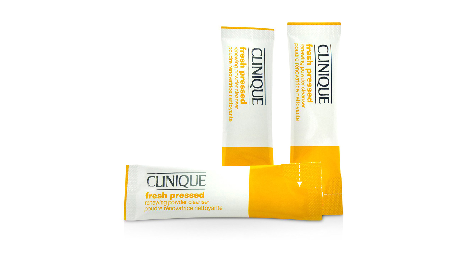 Clinique Fresh Pressed Renewing Powder Cleanser with Pure Vitamin C - All Skin Types - 28x0.5g/0.01oz