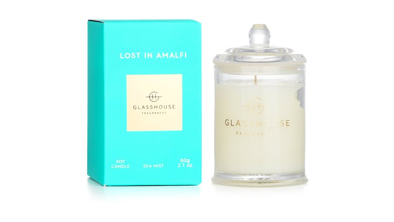 Glasshouse Triple Scented Soy Candle - Lost In Amalfi (Sea Mist) - 60g/2.1oz