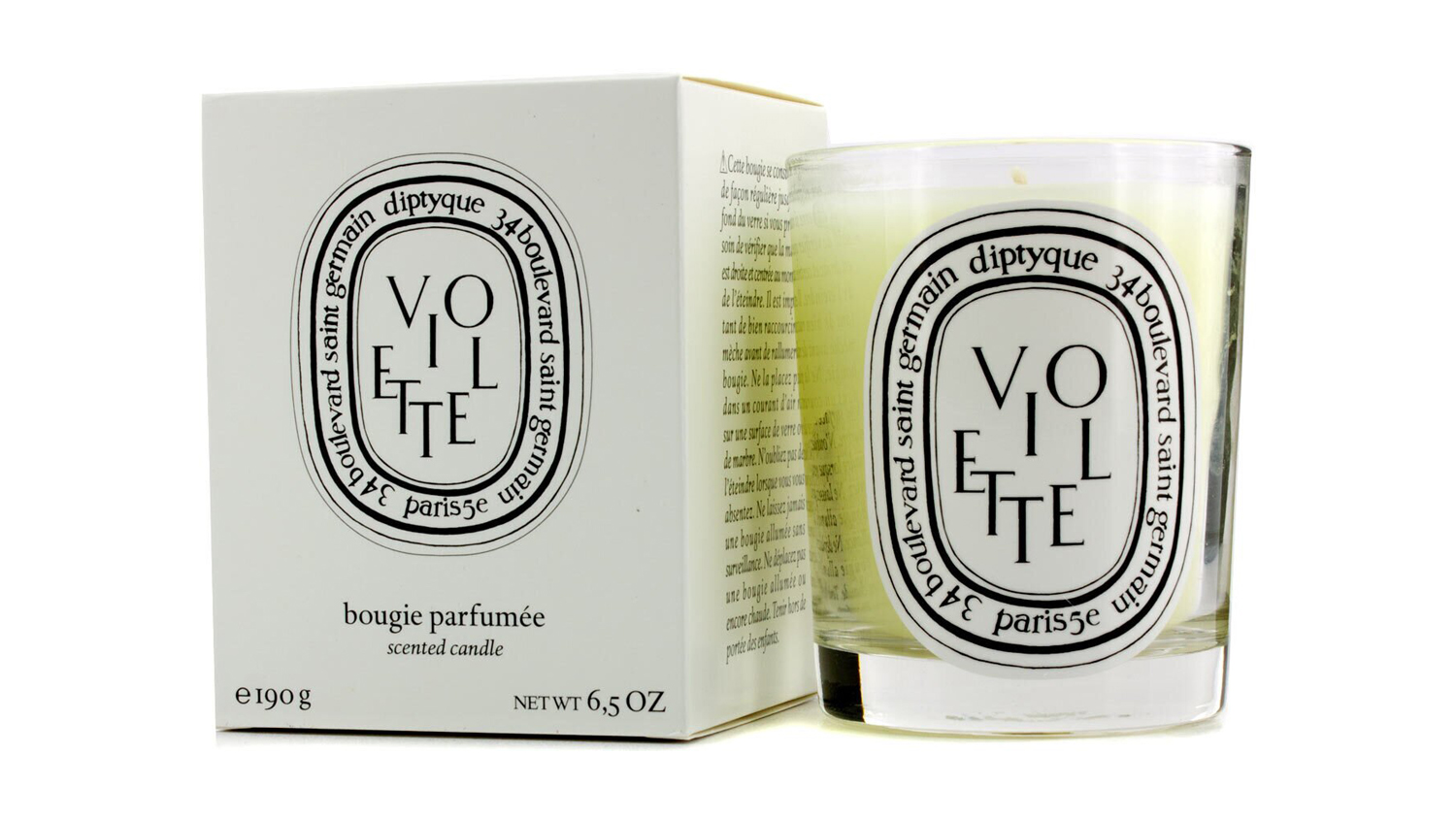 Diptyque Scented Candle - Violette (Violet) - 190g/6.5oz