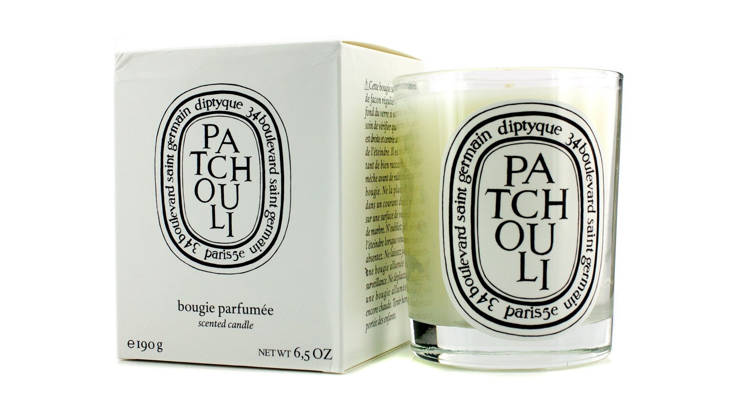 Diptyque Scented Candle - Patchouli - 190g/6.5oz