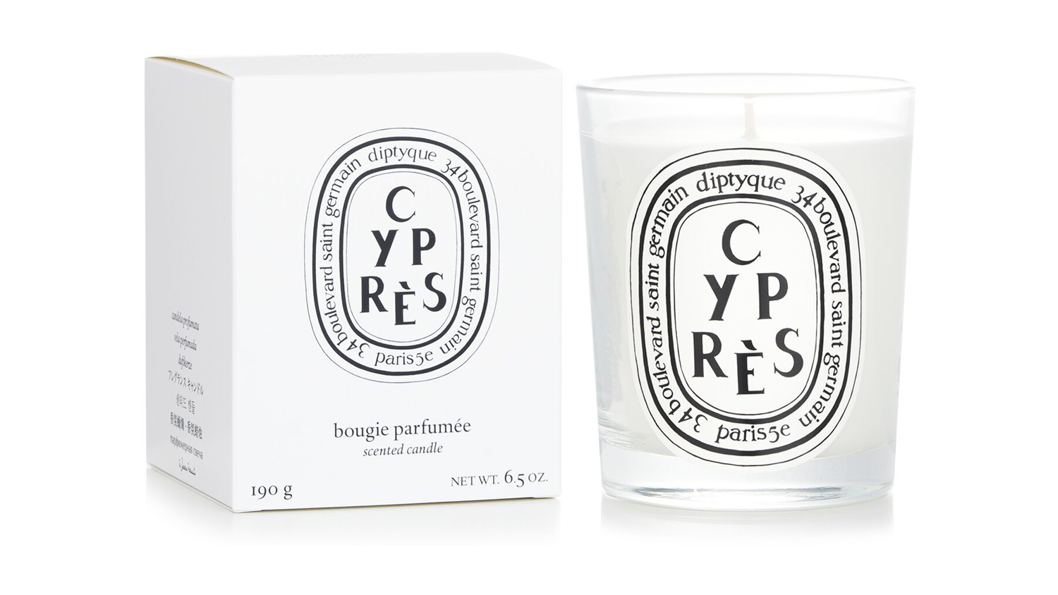 Diptyque Scented Candle - Cypres (Cypress) - 190g/6.5oz