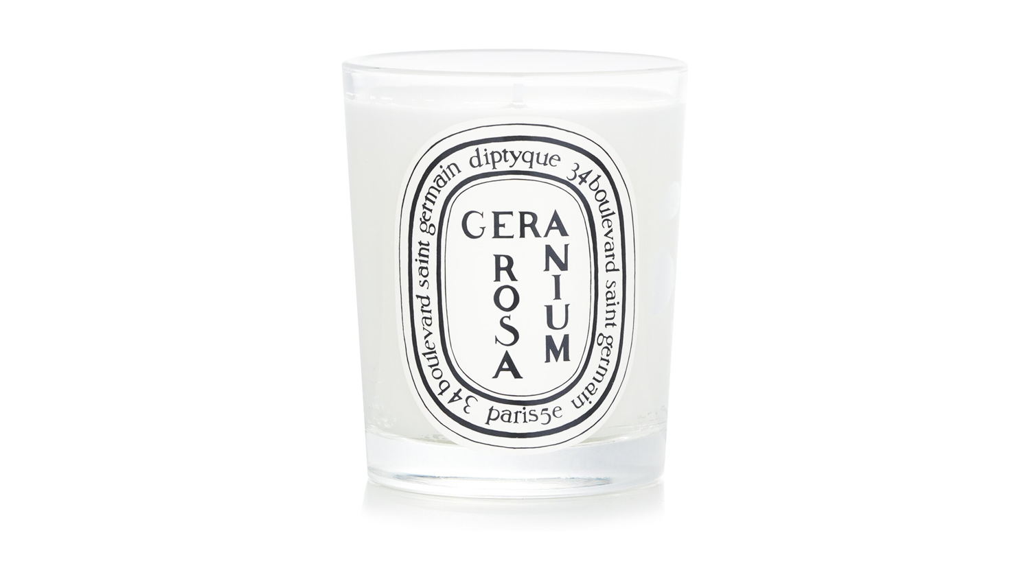 Scented Candle - Geranium Rosa (Rose Geranium) - 190g/6.5oz