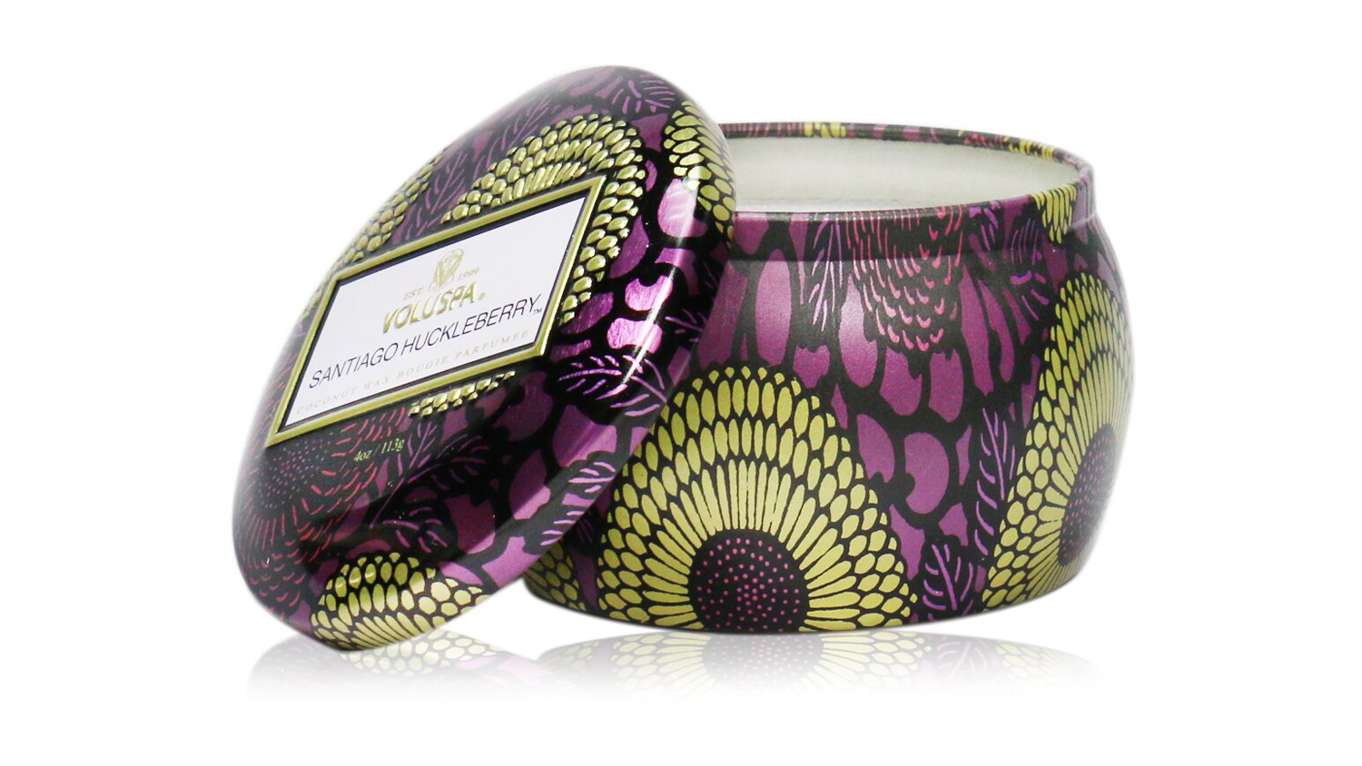 Voluspa Mini Tin Candle - Santiago Huckleberry - 113g/4oz