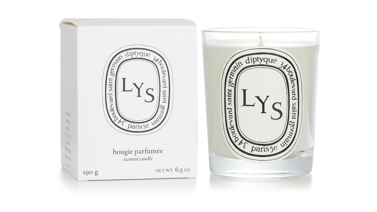 Scented Candle - LYS (Lily) - 190g/6.5oz