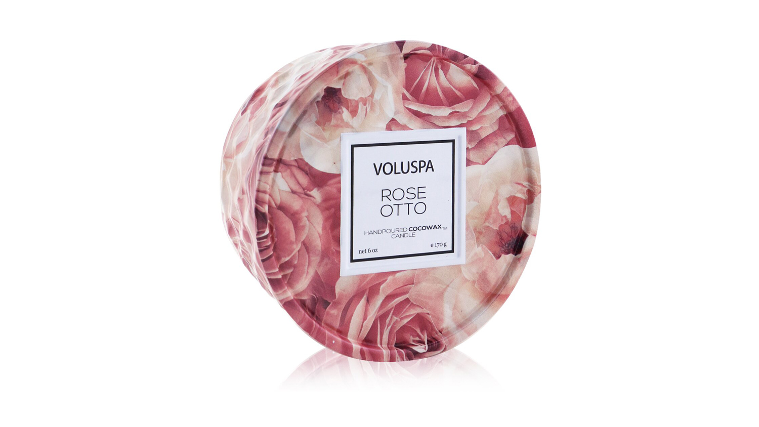 2 Wick Tin Candle - Rose Otto - 170g/6oz