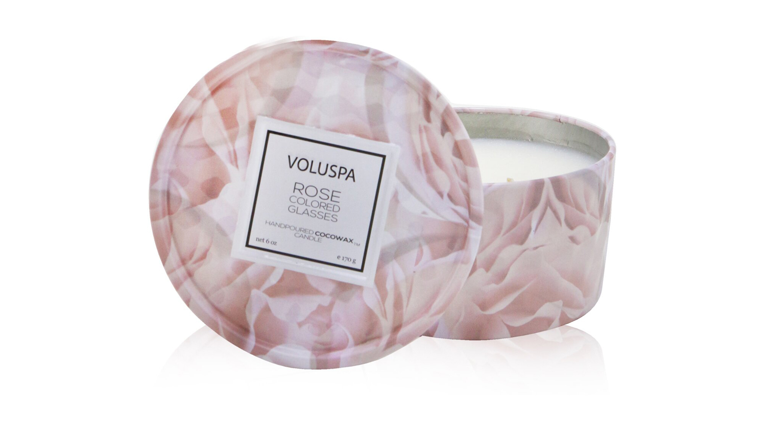 Voluspa 2 Wick Tin Candle - Rose Colored Glasses - 170g/6oz