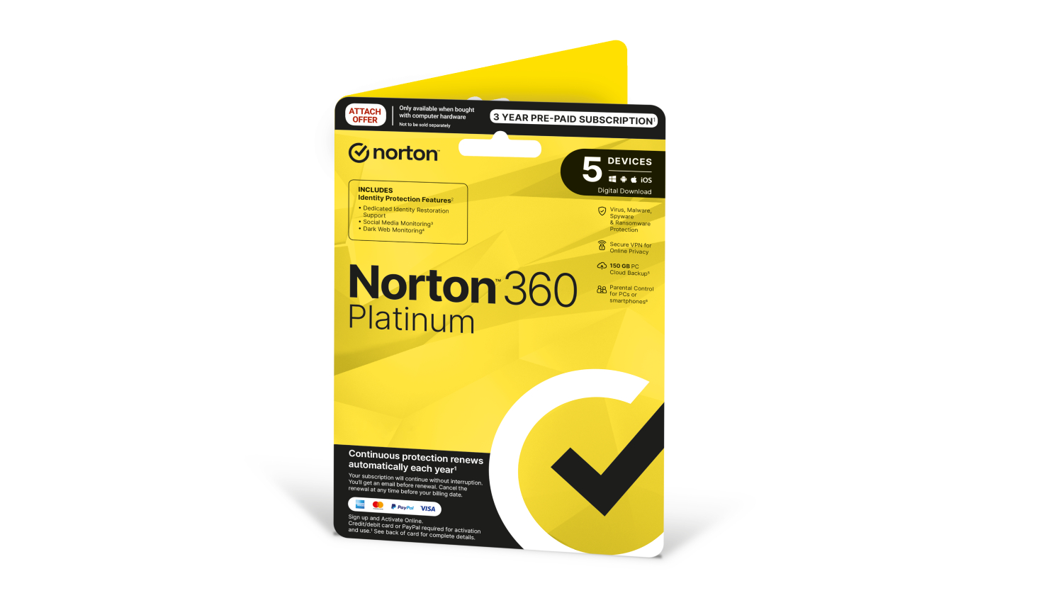 Norton 360 Platinum 5 Devices 36 Months Harvey Norman New Zealand