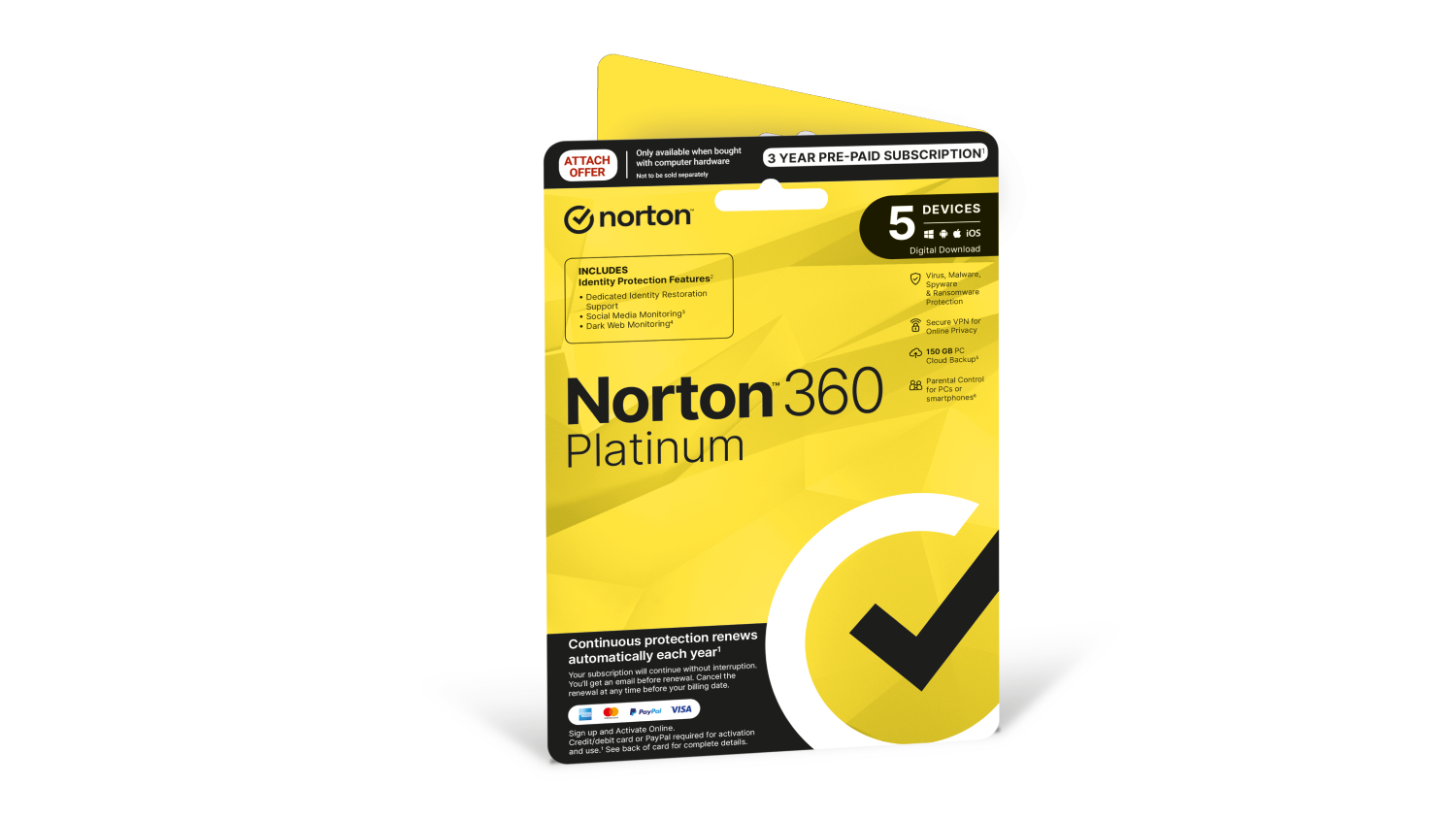 Norton 360 Platinum 5 Devices 36 Months Harvey Norman New Zealand