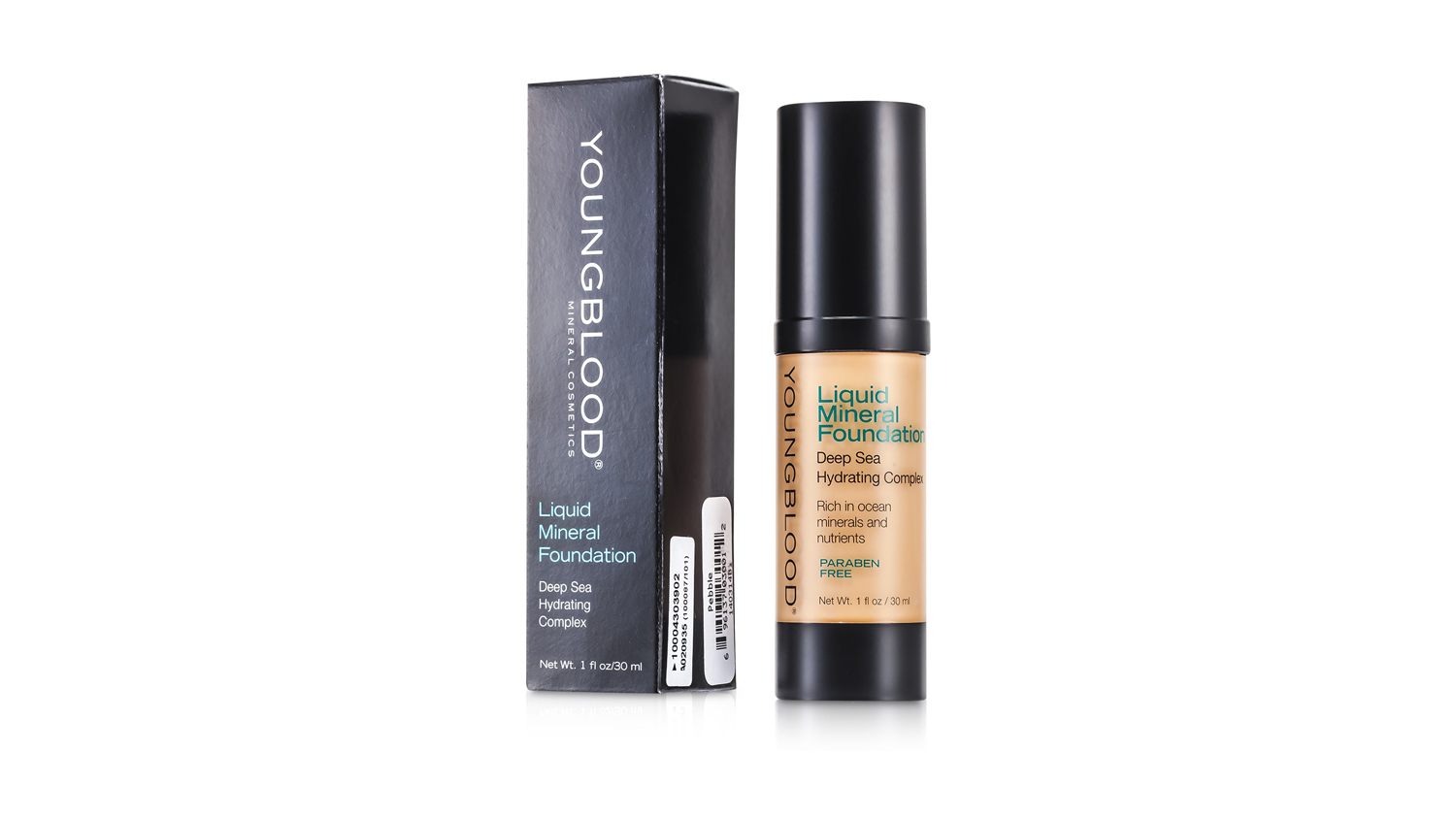 Youngblood Liquid Mineral Foundation - Pebble - 30ml/1oz