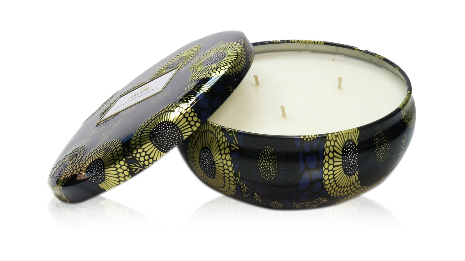 Voluspa 3 Wick Decorative Tin Candle - Moso Bamboo - 340g/12oz