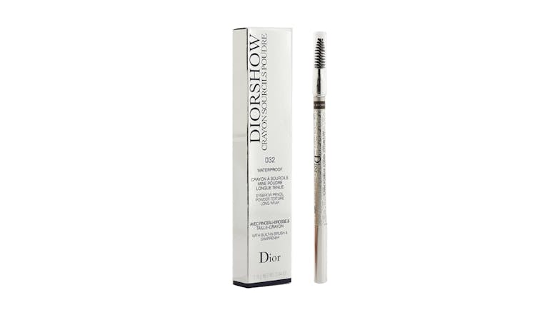 Christian Dior Diorshow Waterproof Crayon Sourcils Poudre - # 032 Dark Brown - 1.19g/0.04oz