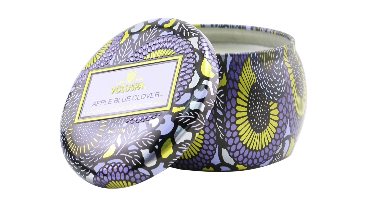 Voluspa Mini Tin Candle - Apple Blue Clover - 113g/4oz