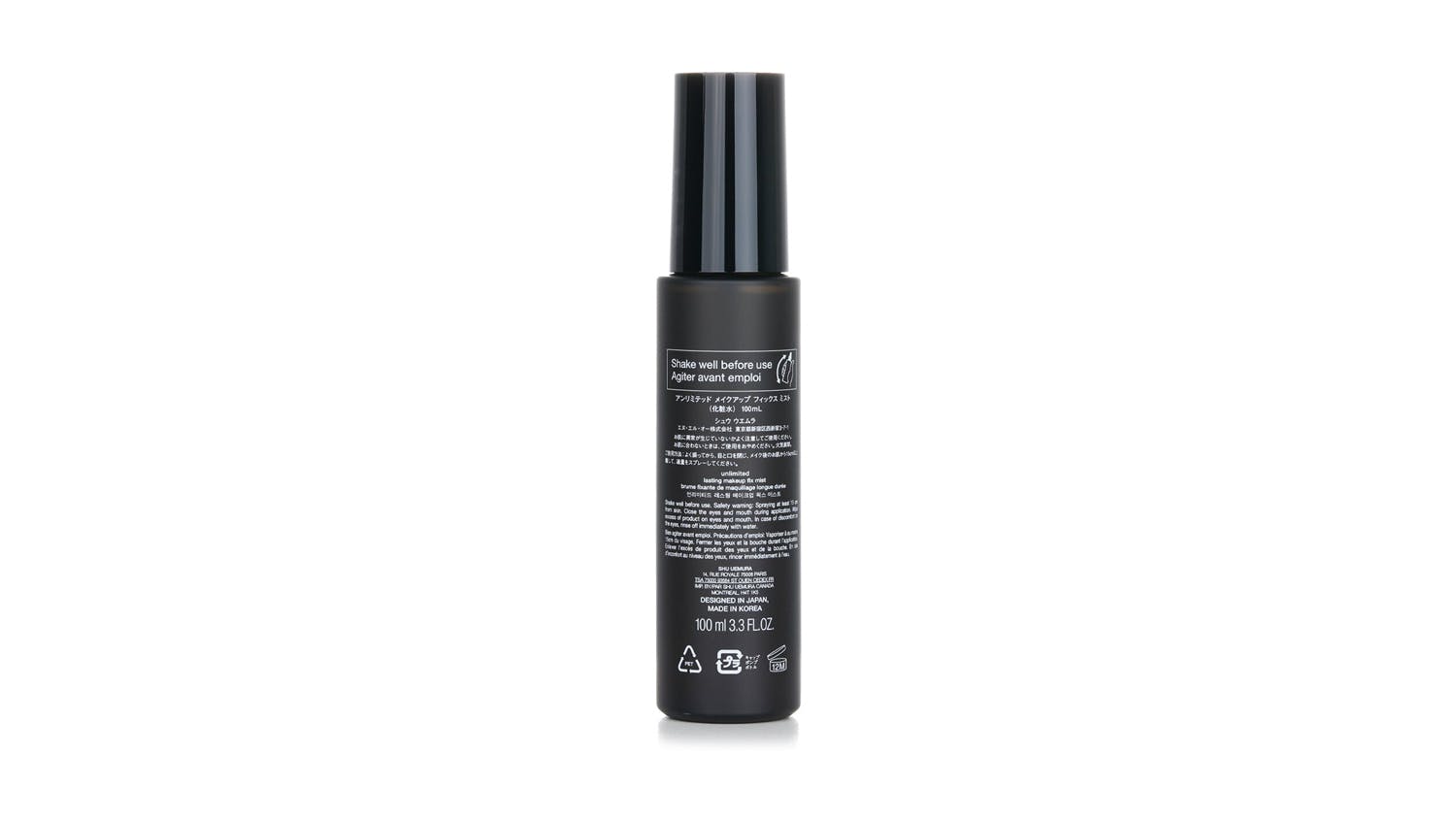 Unlimited Makeup Fix Mist - 100ml/3.3oz