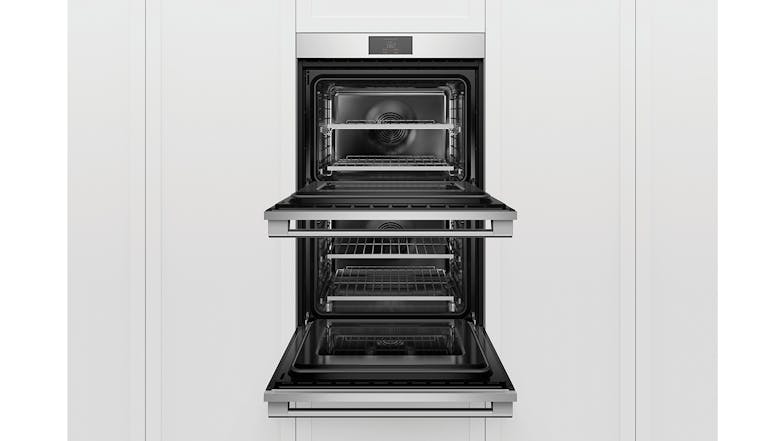 Fisher & Paykel 76cm Pyrolytic 17 Function Built-in Double Oven - Stainless Steel (OB76DPPTX1)